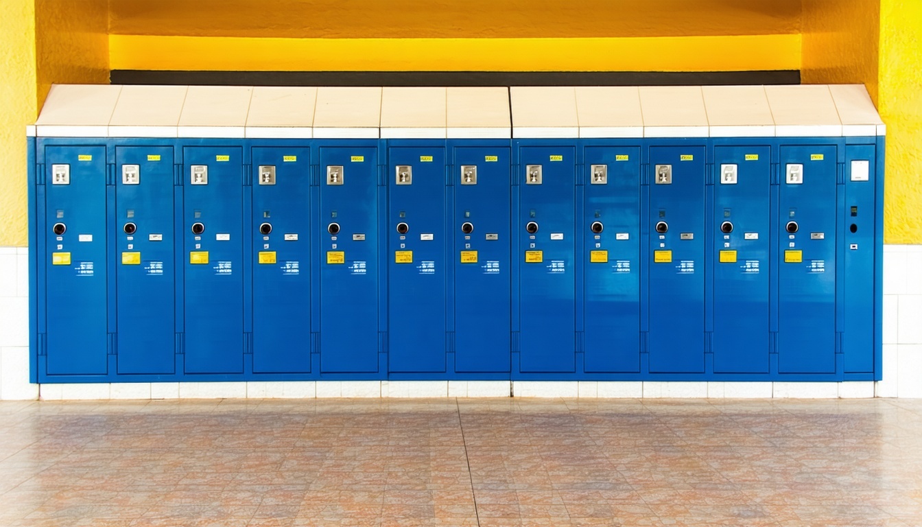 Locker and facility options available at Dubai water parks